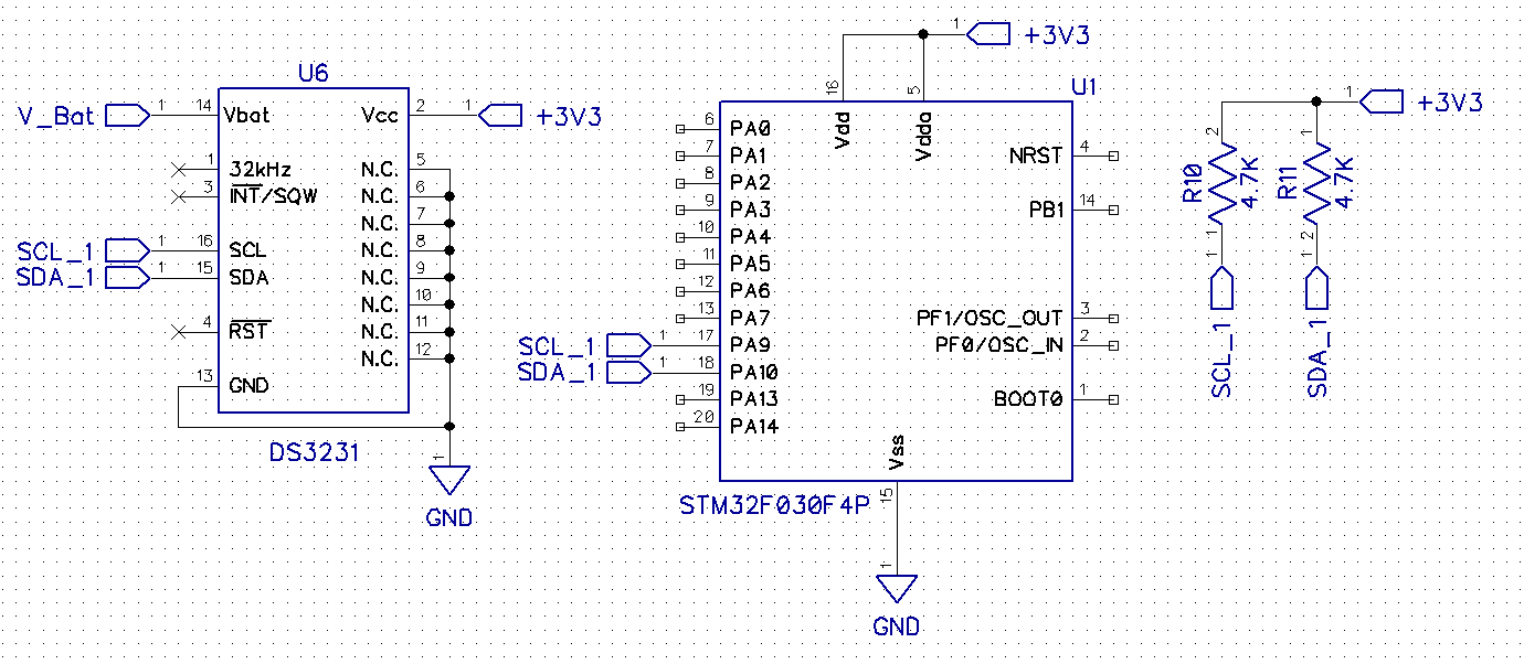 Общее питание логики