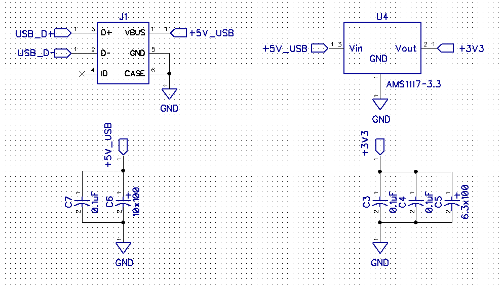 Общее питание логики